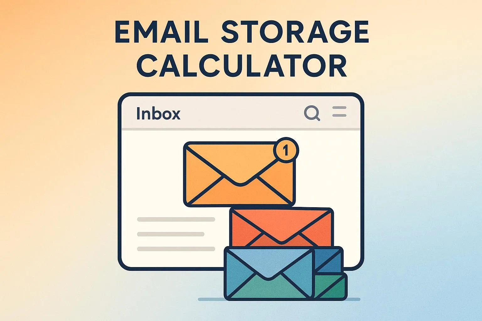 Email Storage Calculator