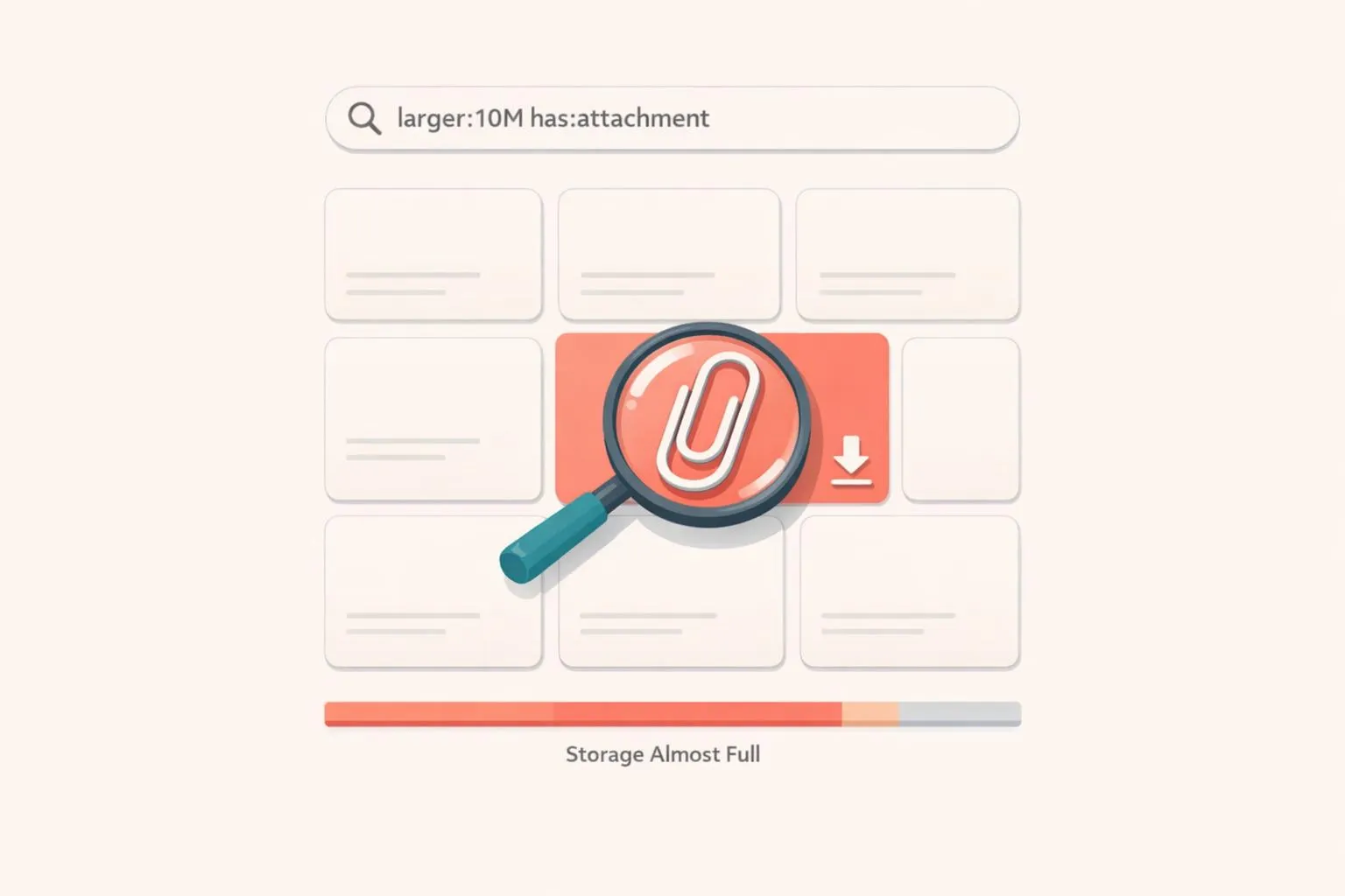 How to Find the Largest Attachments in your Gmail Inbox