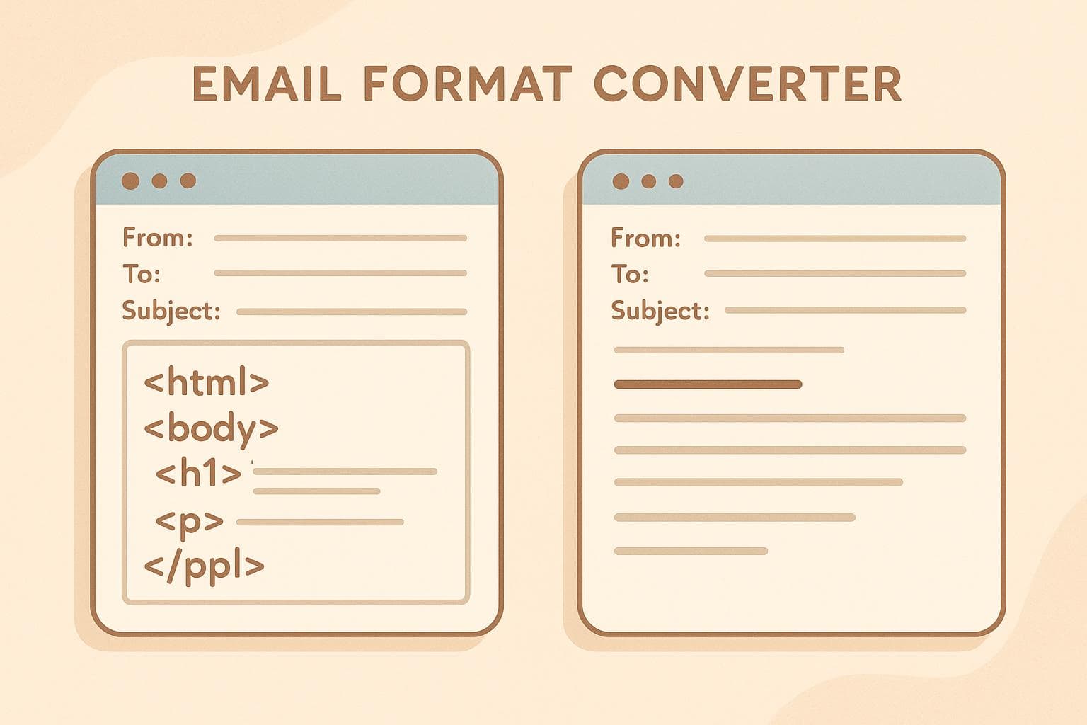 Email Format Converter
