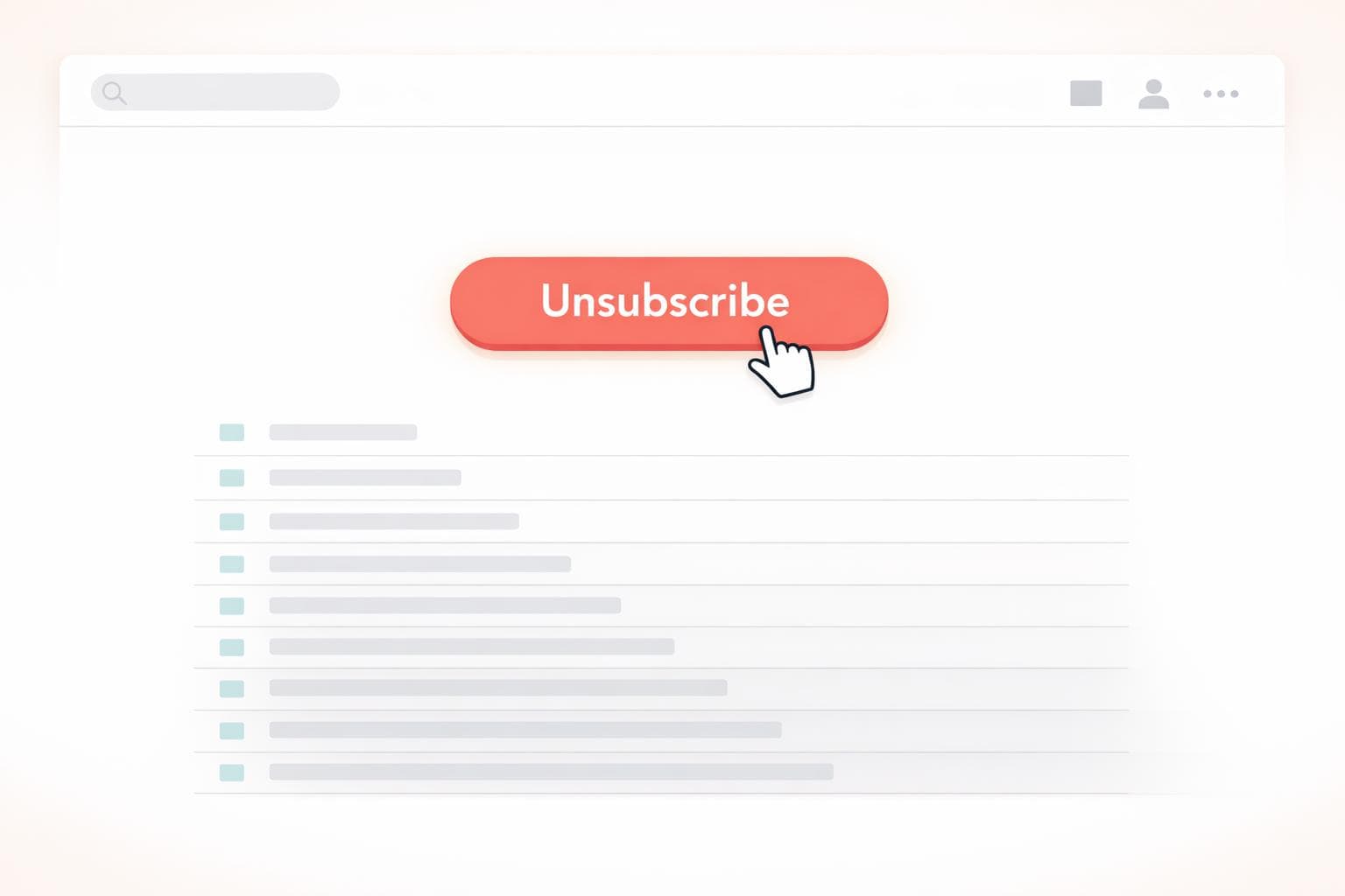 How to unsubscribe from lots of emails