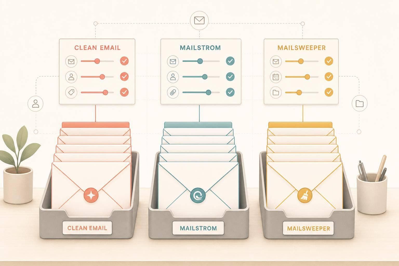 Best Email Cleaner Apps in 2026: Clean Email vs Mailstrom vs MailSweeper
