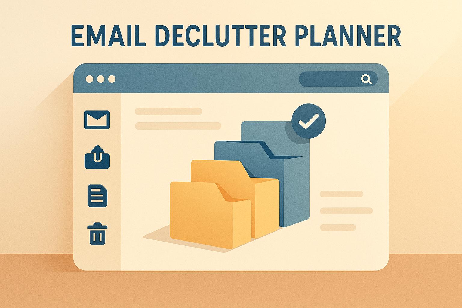 Struggling with a messy inbox? Use our Email Declutter Planner to get a personalized plan to organize emails and reclaim your focus!