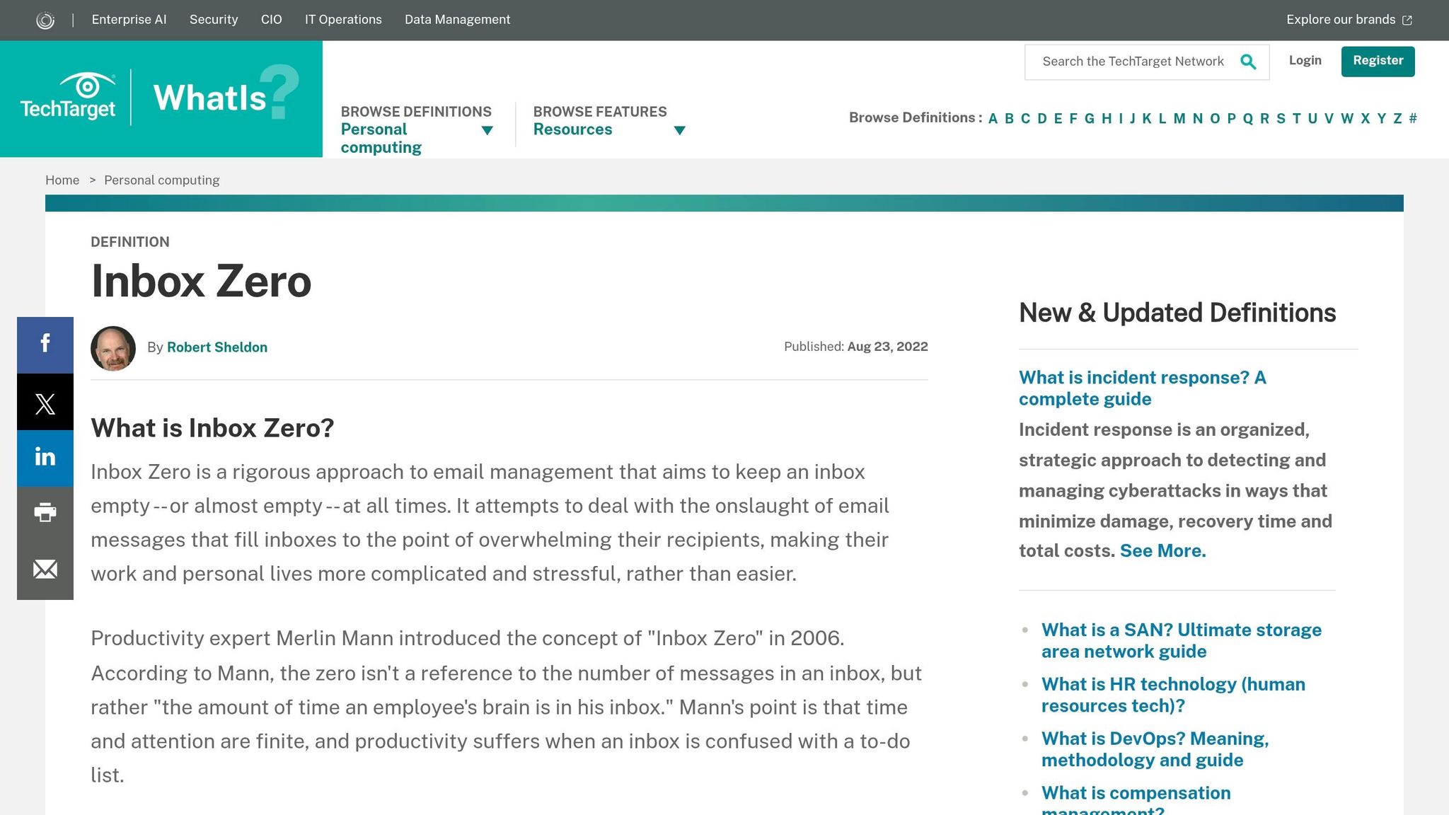 Inbox Zero